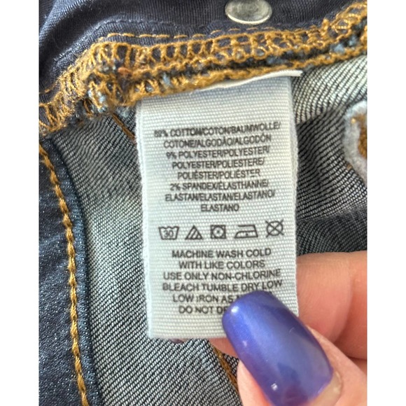 Free People Busted Knee Distressed Straight Leg Jeans - Picture 7 of 10